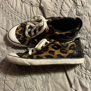 Coach leopard tennis shoes size 7.5.